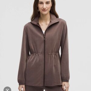 Lululemon Softstreme cinch-waist full-zip jacket